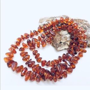 RARE Graduated GENUINE Amber Nugget Necklace